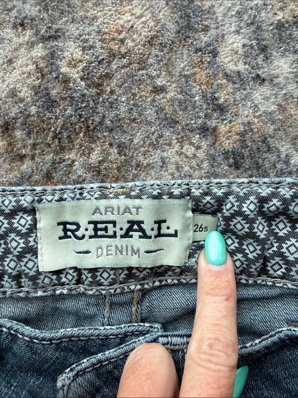 Ariat Women's Boot Cut Jeans in Blue Denim - Picture 3 of 7